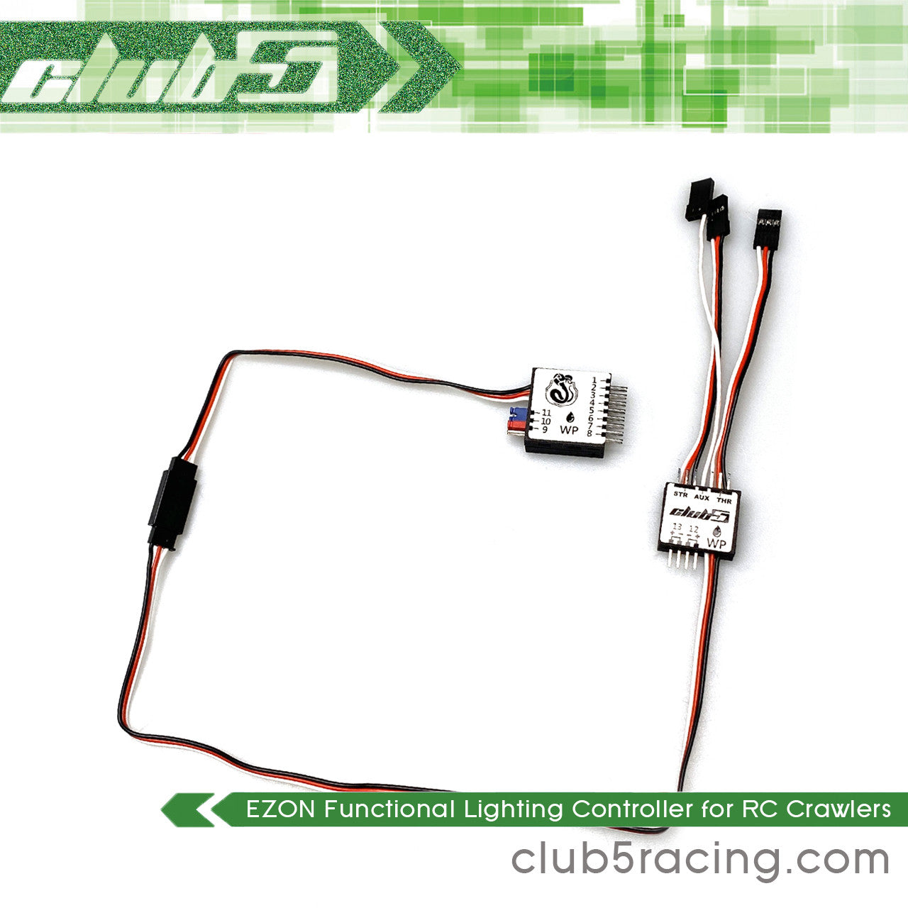 Club 5 Racing Part #C-S04-007 EZON Functional Lighting Controller for RC Crawlers