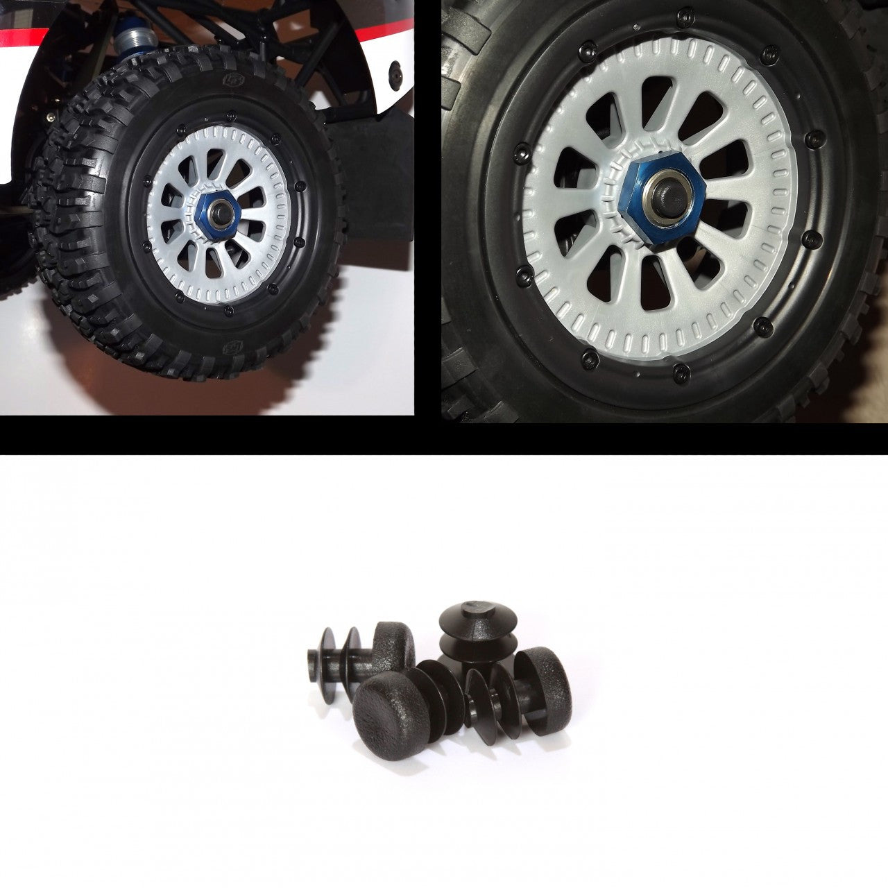 FullForce RC Part #L5T014 LOSI 5IVE-T 2.0 & 5IVE-TE 3.0 Axle Caps