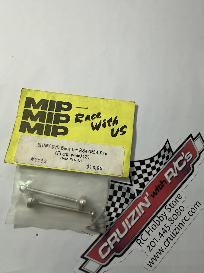 MIP Part #1182 Shiny CVD Bone for RS4/RS4 Pro (Front Wide) (2)