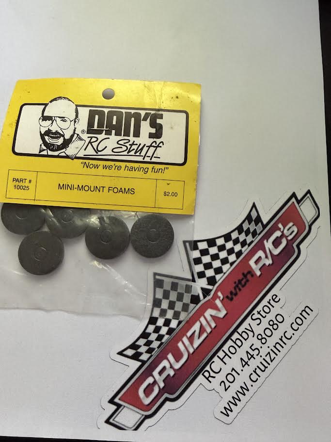 Dan's RC Stuff Part #DAN10025 Mini-Mount Foams