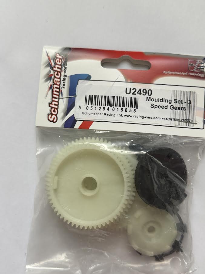 Schumacher Part #SCHU2490 Moulding Set - 3 Speed Gears