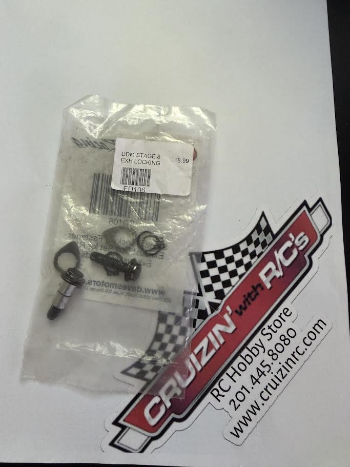 DDM Racing Part #FD106 Stage 8 Locking Fastener Exhaust Bolt Set for RC Exhaust Manifolds