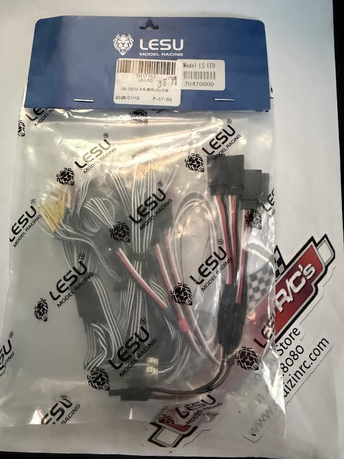 LESU RC Part #TH17152 Universal LED Light Kit for 1:14 Scale Track