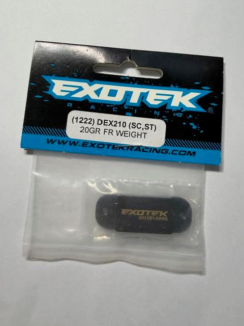 Exotek Part #EXO1222 DEX210 (SC, ST) 20GR Fr Weight