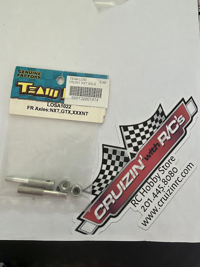 Team Losi Part #LOSA1022 Front Axles: NXT, GTX, XXXNT
