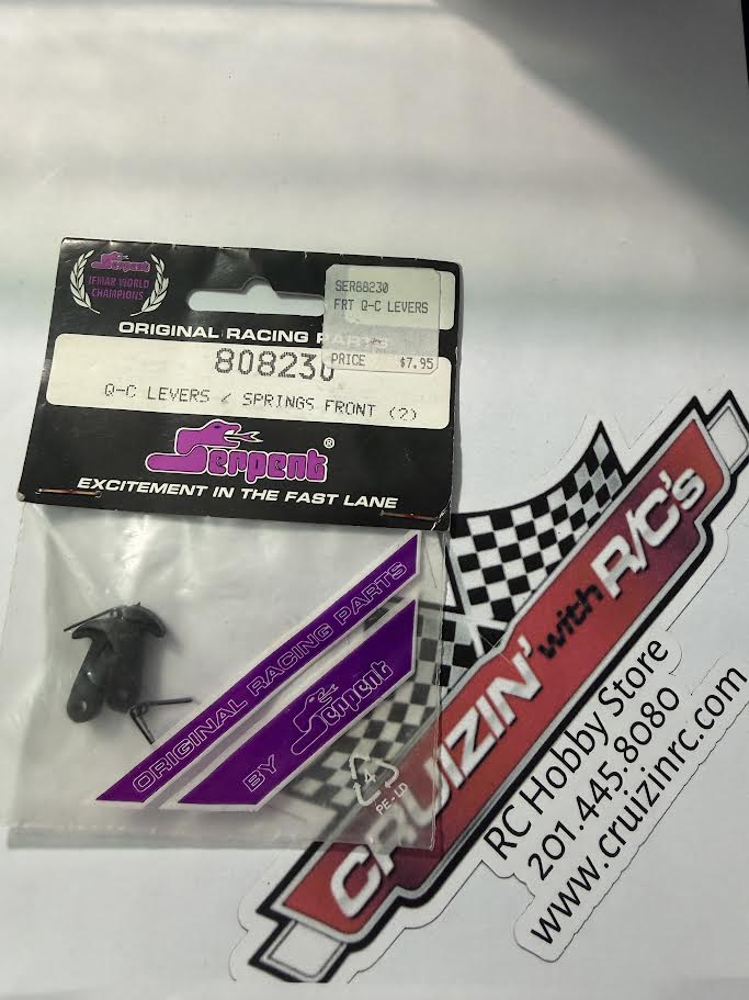 Serpent Part #SER808230 Q-C Levers / Springs Front (2)