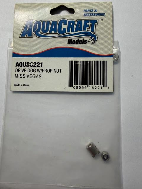 AquaCraft Part #AQUB6221 Drive Dog w/Prop Nut Miss Vegas