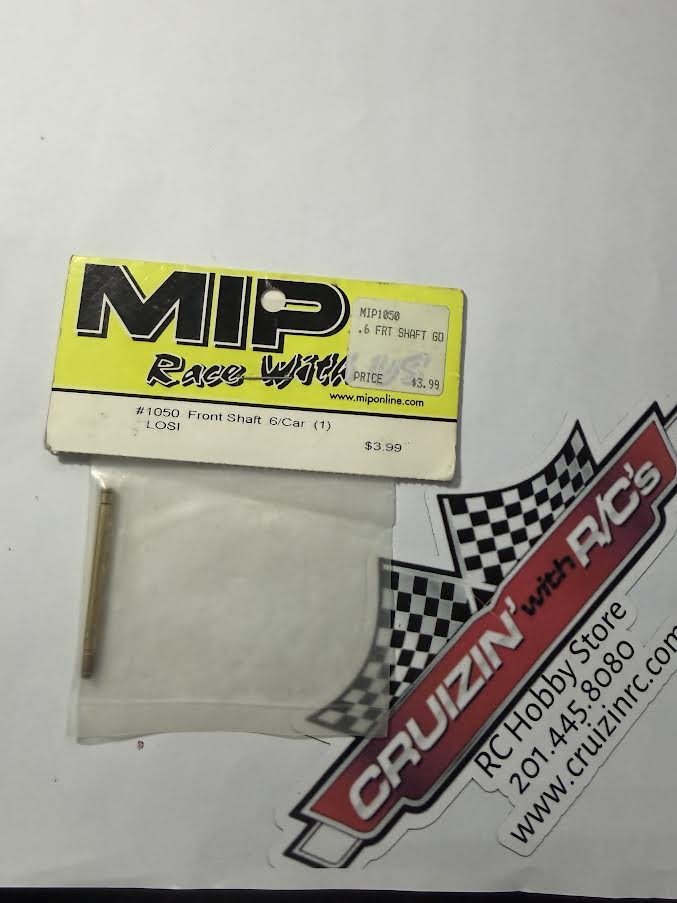 MIP Part #1050 Front Shaft 6/Car (1) Losi
