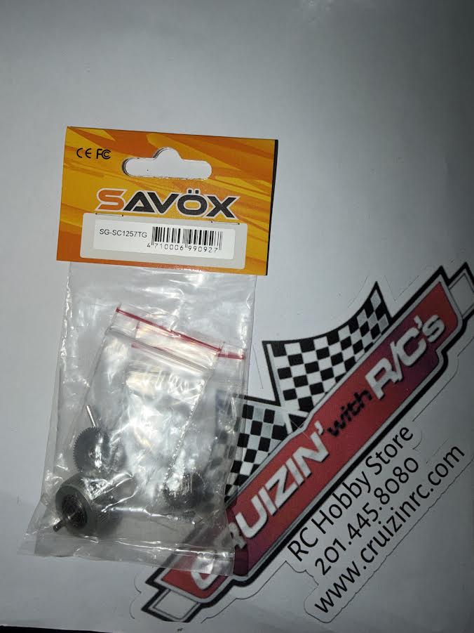 Savox Part #SG-SC1257TG SC1257TG Titanium Gear Set w/Bearing