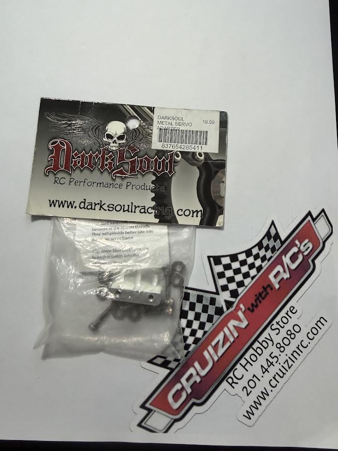 Dark Soul Racing Part #DSR0066 Meaty Mount, Servo Adapter for HPI Baja, fits HiTech 5745, Rhino Digi 4