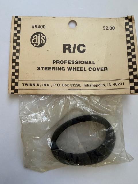 AJ'S (Twinn-K) Part #9400 Professional Steering Wheel Cover - vintage