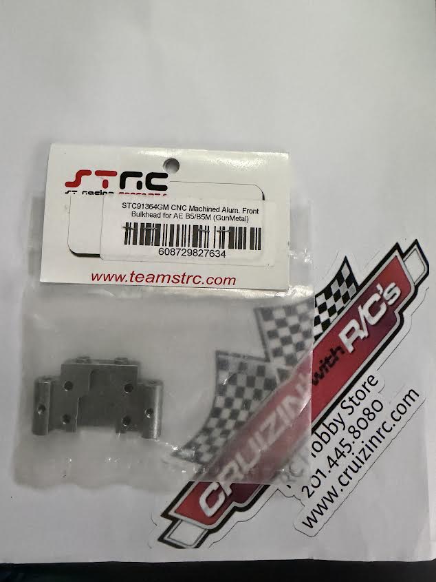 STRC Part #STC91364GM CNC Machined Aluminum Front Bulhead for AE B5/B5M GUN METAL