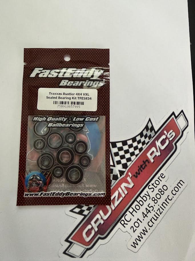 Fast Eddy Bearing Part #TFE5834 Traxxas Rustler 4x4 VXL Sealed Bearing Kit