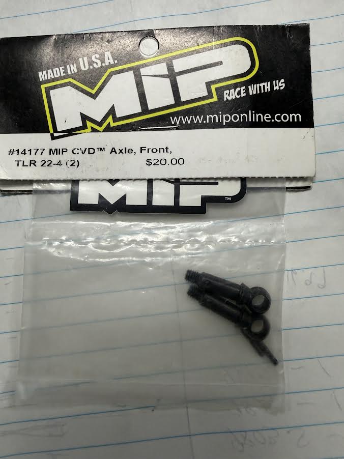 MIP Part #14177 CVD Axle, Front TLR 22-4 (2)