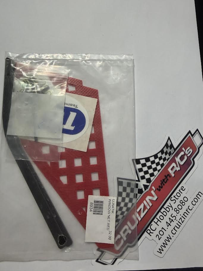 Team GoNads TGN Racing Part #8934 LunaTik Scale Window Net Kit for HPI Baja - Red