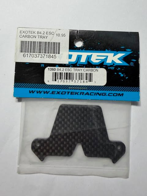 Exotek Part #EXO1360 B4.2 ESC Tray Carbon Tray