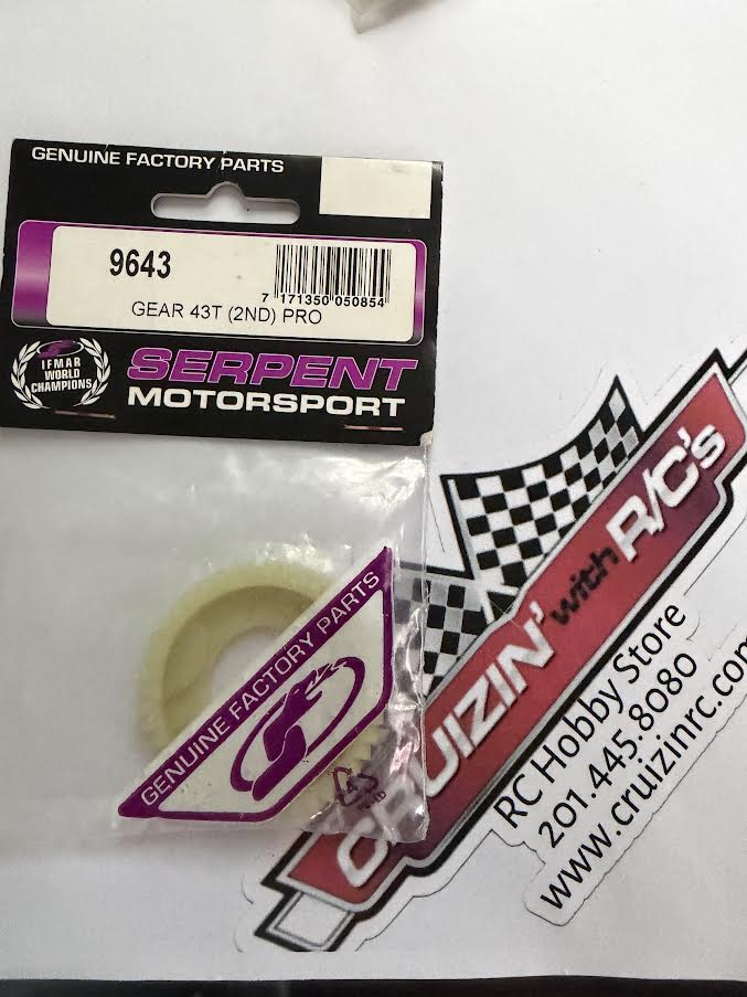 Serpent Part #SER9643 Gear 43t (2nd) pro