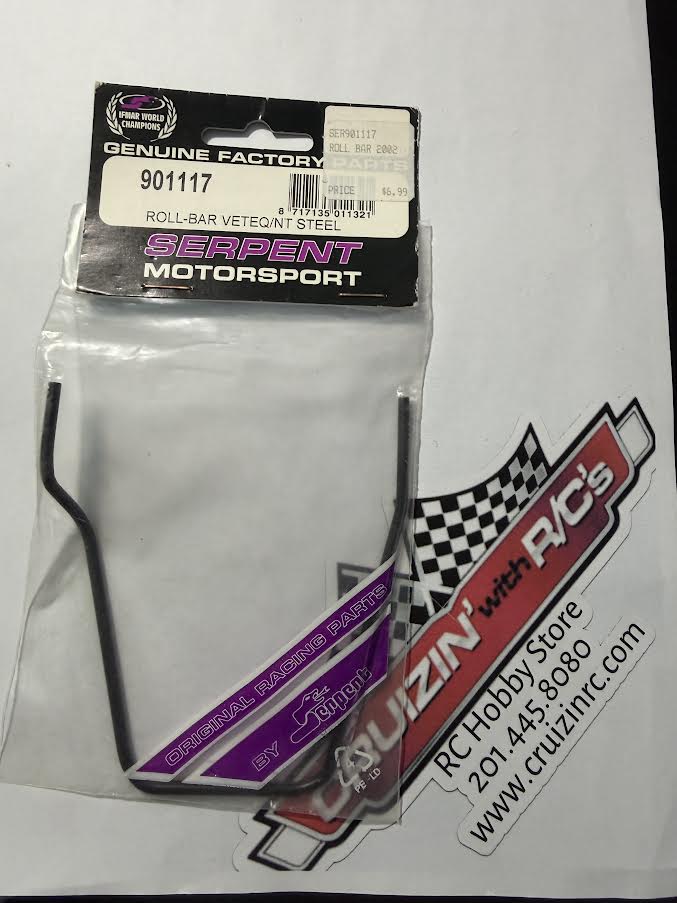 Serpent Part #SER901117 Roll-bar Veteq / NT steel