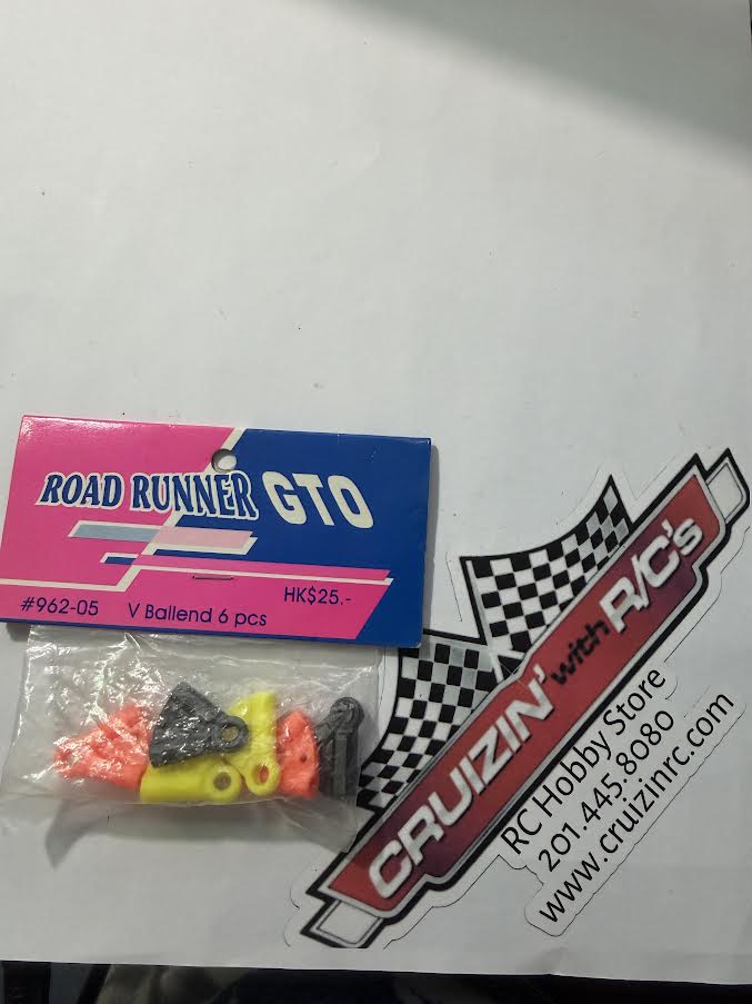 Road Runner GTO Part #962-05 V Ballend (6pcs)