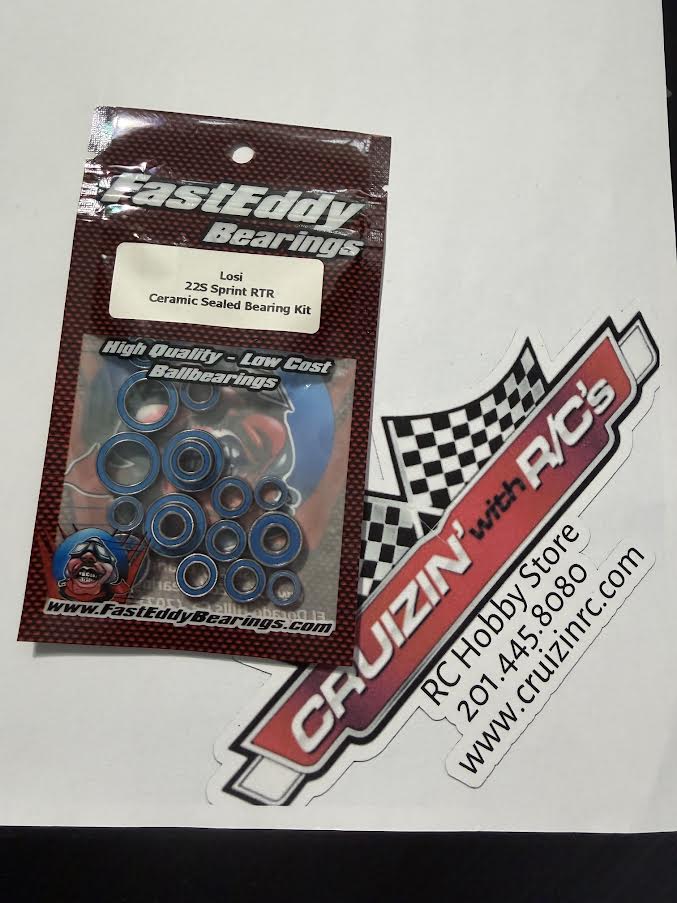 Fast Eddy Bearing Part #TFE9611 Losi 22S Sprint RTR Ceramic Sealed Bearing Kit