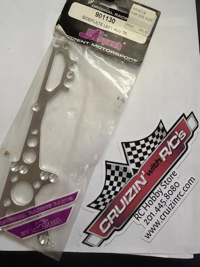 Serpent Part #SER901130 Sideplate Left Aluminum T6