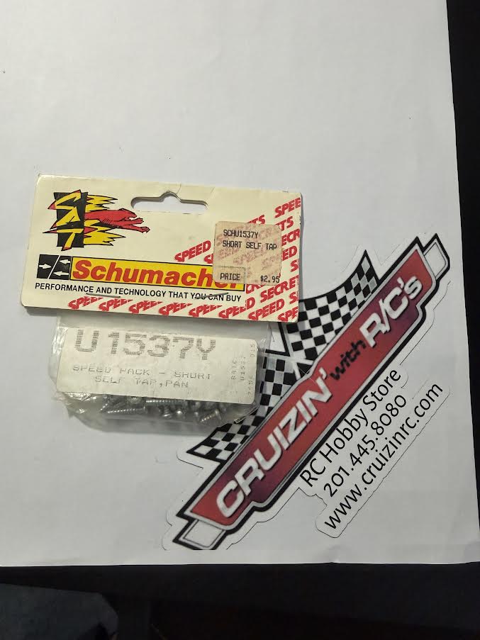 Schumacher Part #U1537Y Speed Pack - Short Self Tapping Pan Head 24pc.