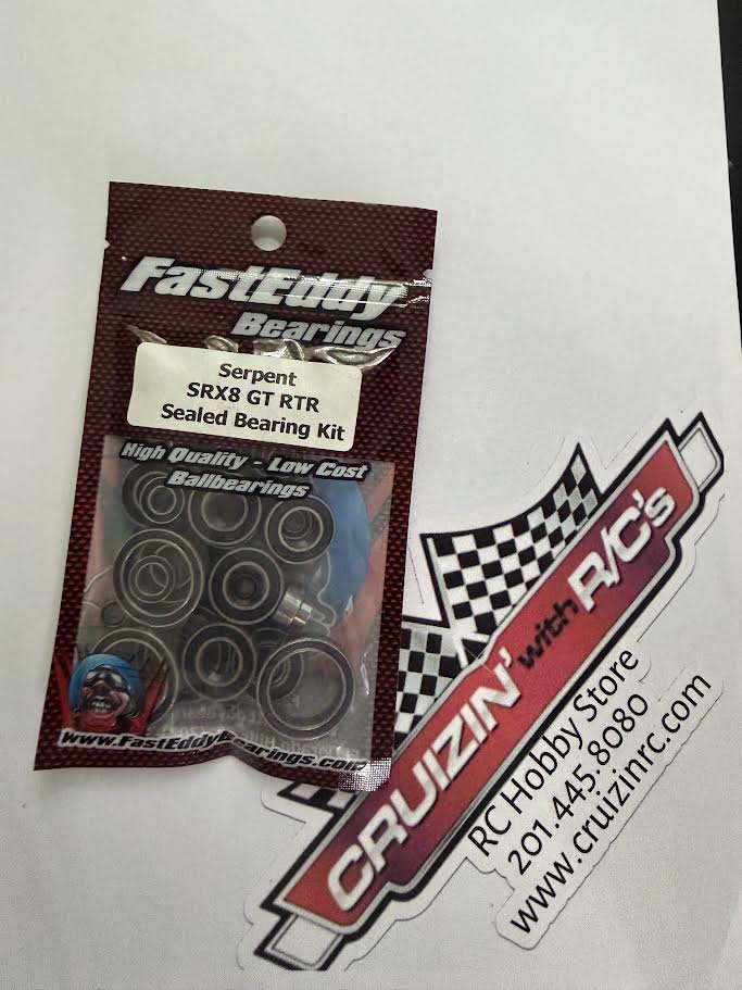 Fast Eddy Bearing Part #TFE8223 Serpent SRX8 GT RTR Sealed Bearing Kit