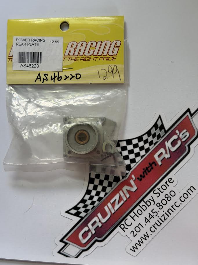 Power Racing Part #AS46220 Engine Back Plate .27 - XR8 / XR80