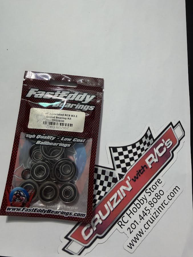 Fast Eddy Bearing Part #TFE5830 Team Associated RC8 B3.1 Sealed Bearing Kit