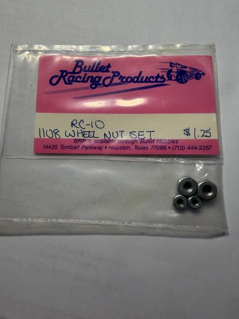 Bullet Racing Part #1108 RC-10 Wheel Nut Set