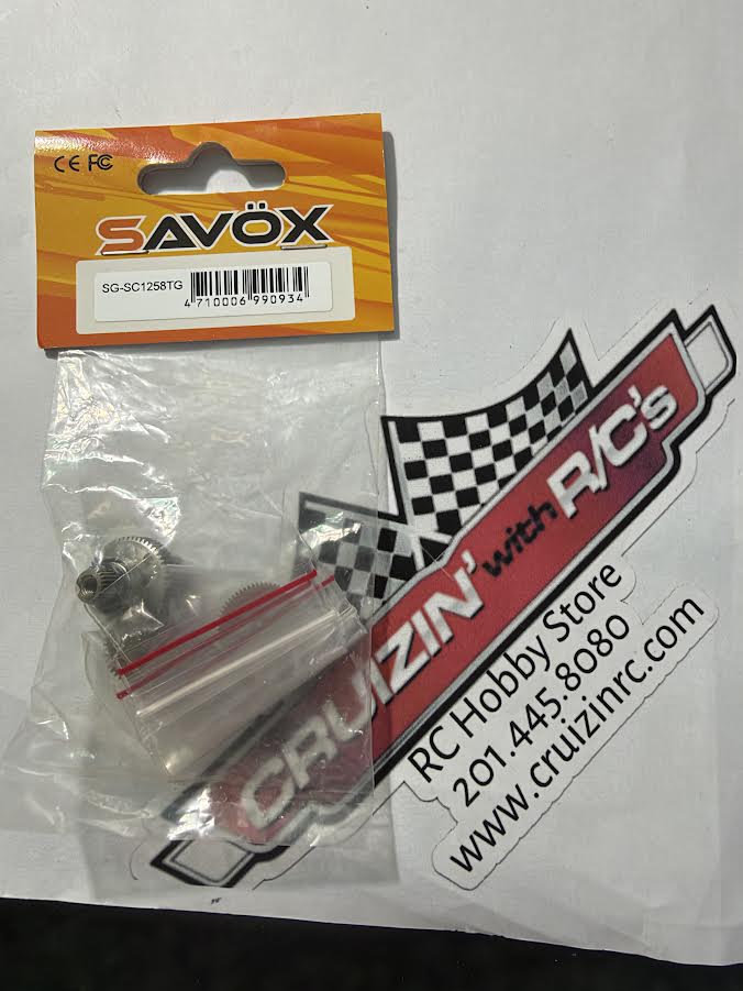 Savox Part #SG-SC1258TG Titanium Gear Set w/Bearing