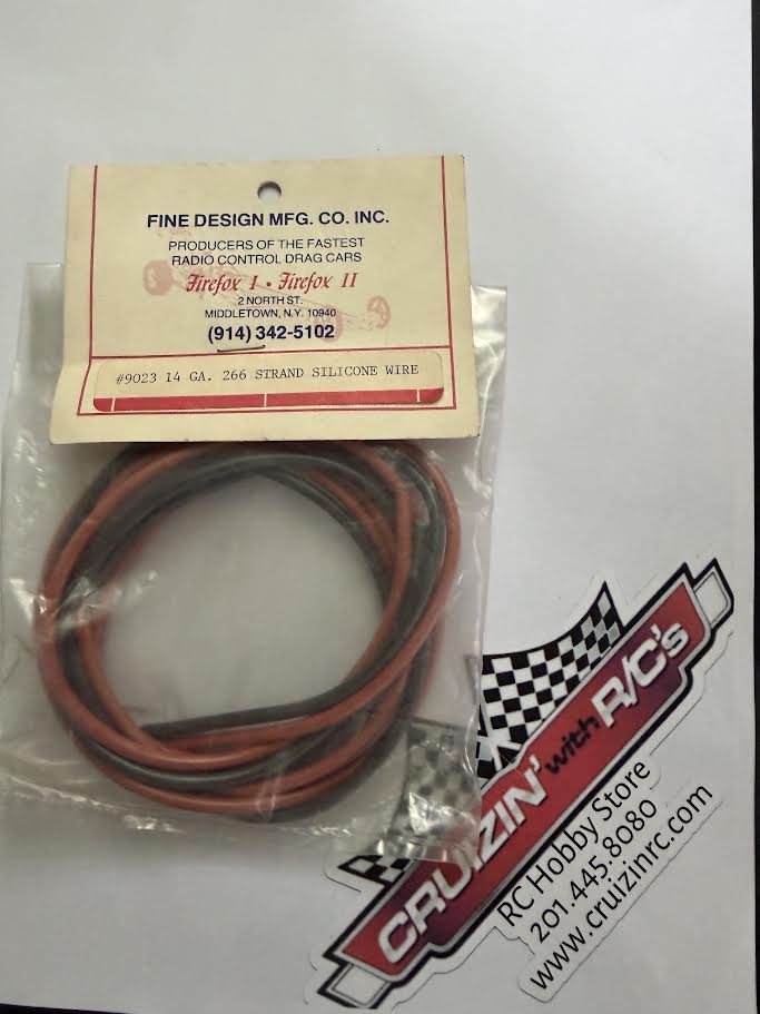 Fine Design Part#9023 14 Gage 266 Strand Silicone Wire - VINTAGE