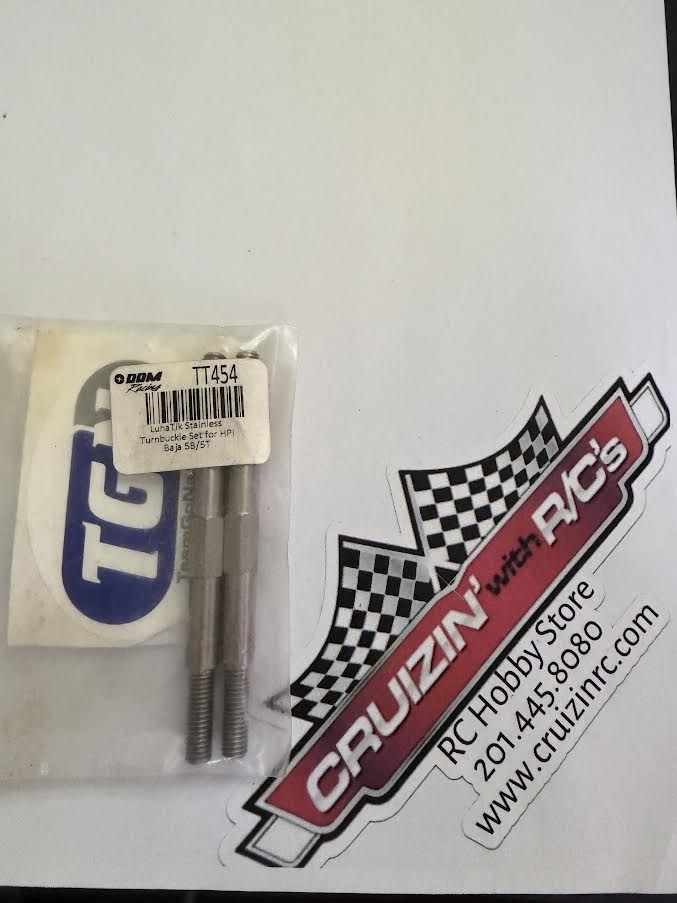 DDM Racing Part #TT454 LunaTik Stainless Turnbuckle Set for HPI Baja 5B/5T