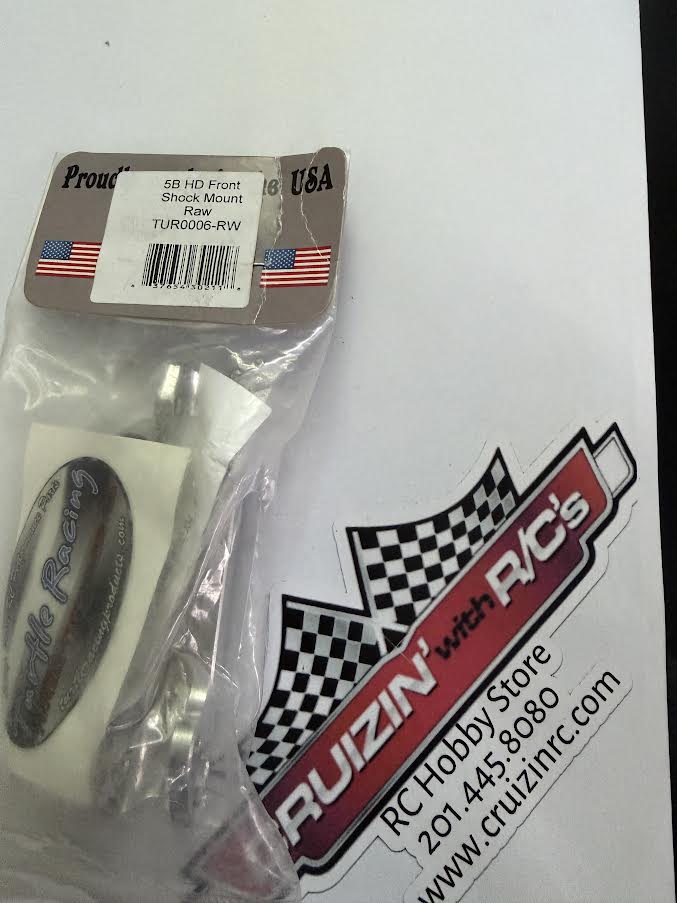 Turtle Racing Part #TUR0006-RW 5B HD Front Shock Brace-Raw