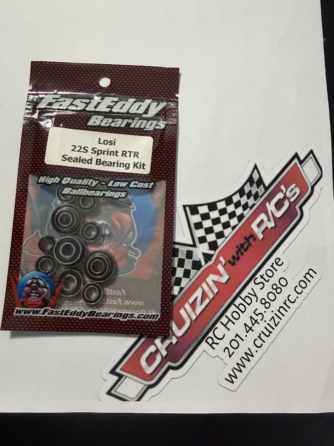 Fast Eddy Bearing Part #TFE9610 Losi 22S Sprint RTR Sealed Bearing Kit