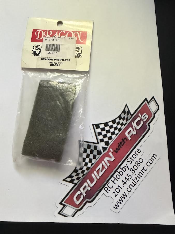 Dragon RC Part #DR-611 Pre-Filter Large