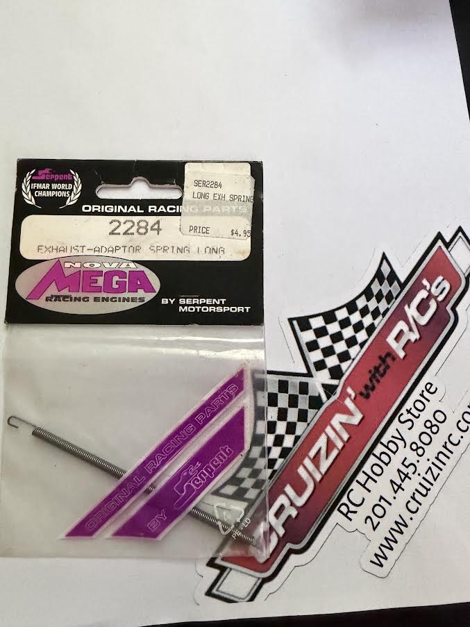 Serpent Part #SER2284 Exhaust-Adaptor Spring Long