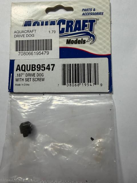 AquaCraft Part #AQUB9547 .187" Drive Dog w/ Set Screw