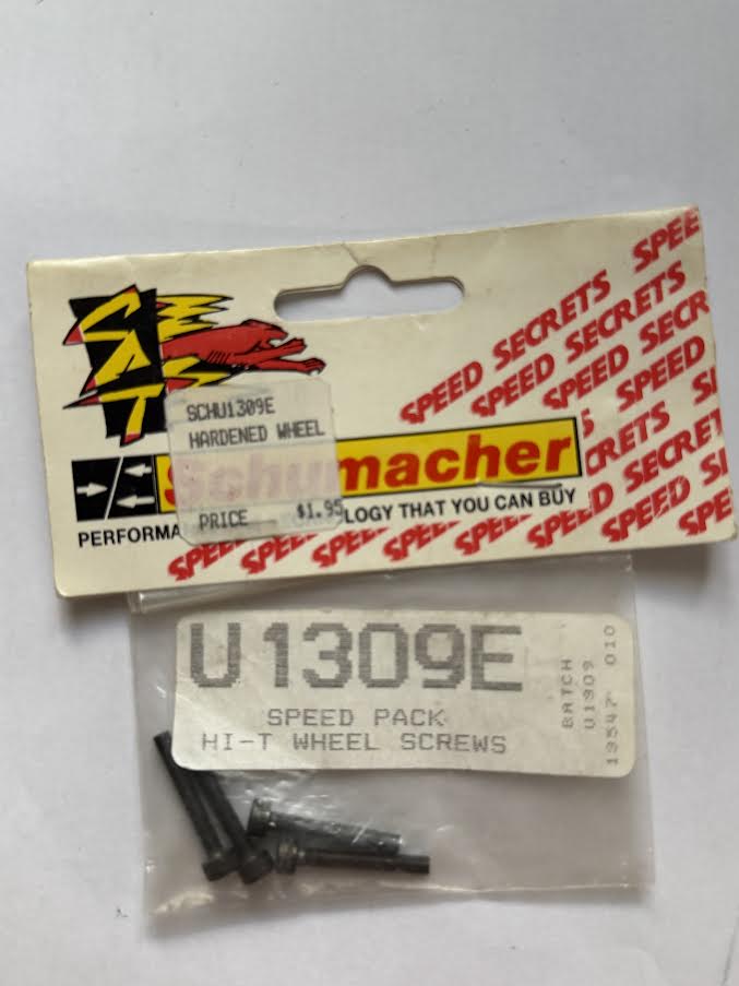 Schumacher Part #SCHU1309E Speed Pack Hi-T Wheel Screws