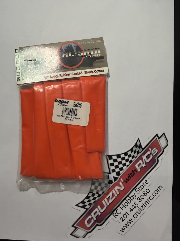 DDM RC-Skin Part #BH255 1/5 Baja Shock Covers Orange