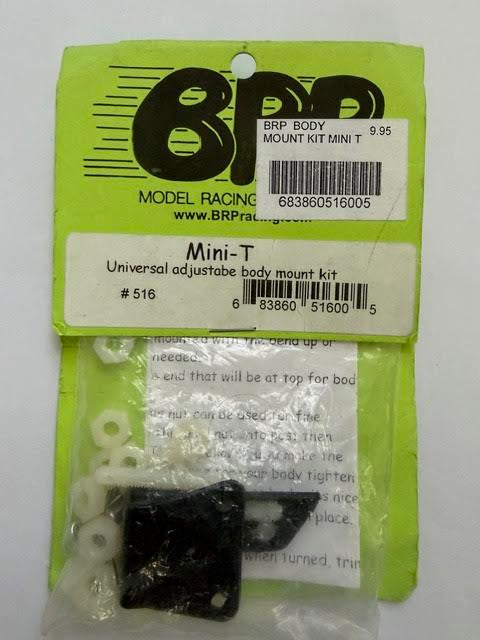 BRP Racing Part #BRP516 Universal Adjustable Body Mount Kit for Mini-T 1.0 - vintage