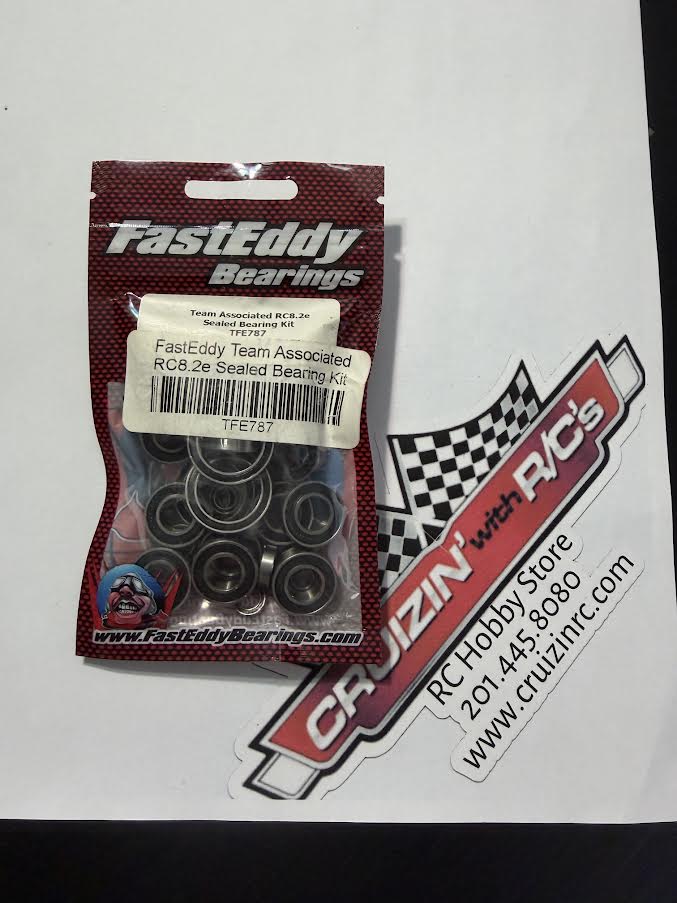 Fast Eddy Bearing Part #TFE787 Team Associated RC8.2e Sealed Bearing Kit