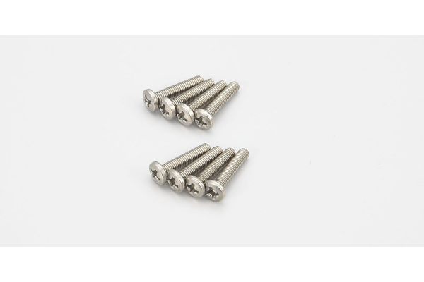 Kyosho Part #1-S03015T Bind Screw (Titanium/M3x15/8pcs)