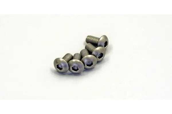 Kyosho Part #1-S14008HT Button Screw (Hex/Titanium/M4x8/5pcs)