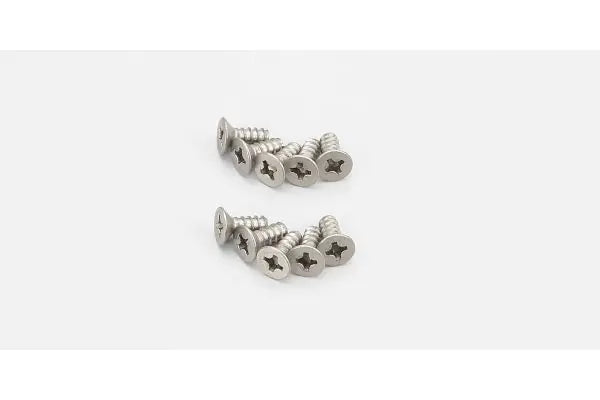 Kyosho Part #1-S33008TPT TP Flat Head Screw (Titanium/M3x8/10pcs)