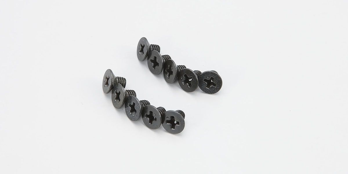 Kyosho Part #1-S34006 Flat Head Screw (M4x6/10pcs)