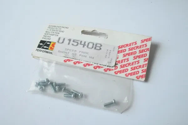 Schumacher Part #U1540B Speed Pack - Short M3 Pan HD
