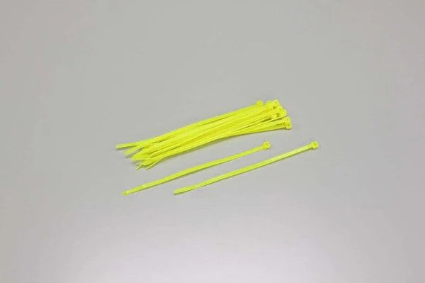 Kyosho Part #1700KY Fluorescent Yellow Zip Ties 18ct