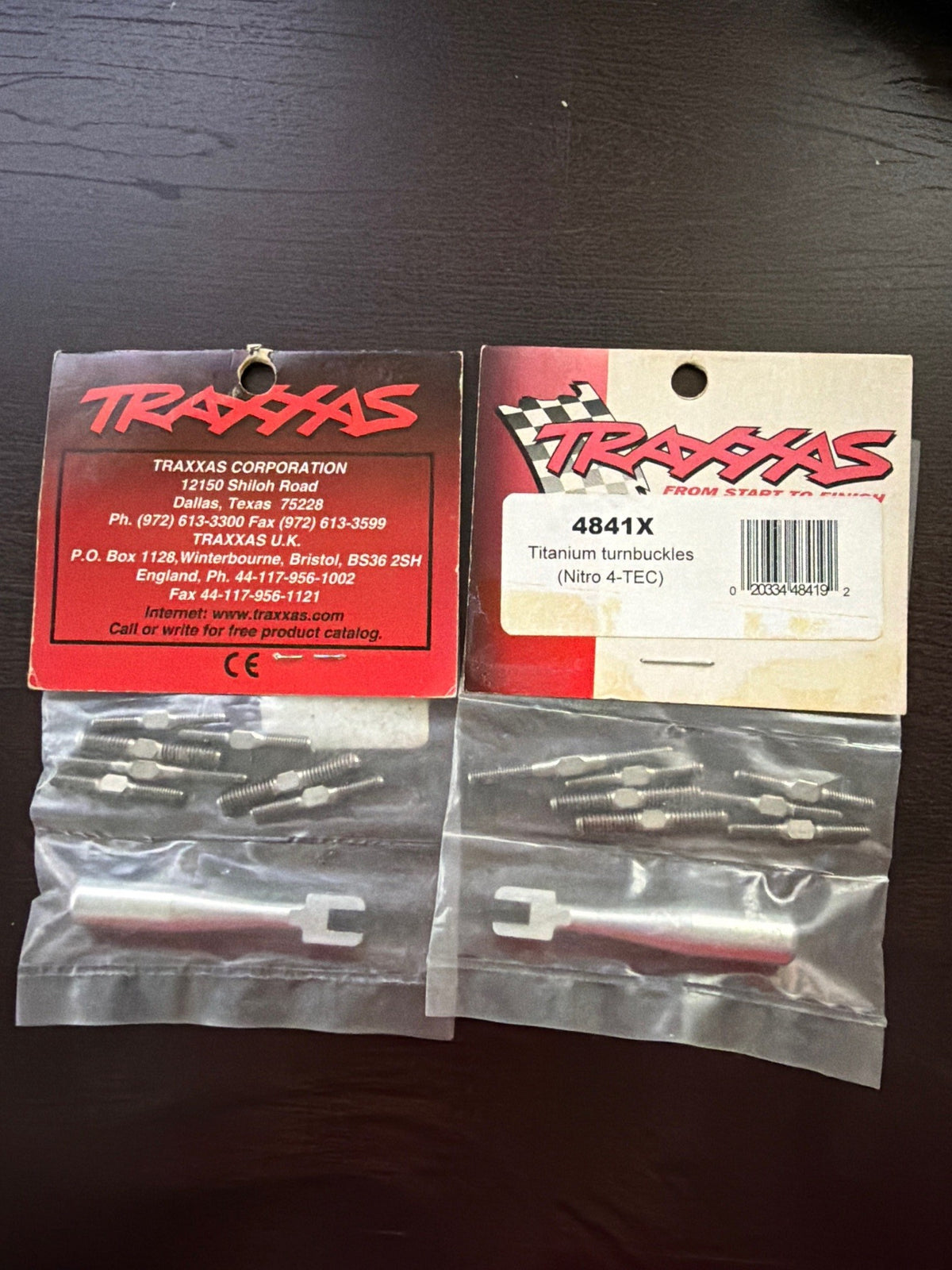 Traxxas Part #4841X Titanium Turnbuckles (Nitro 4-TEC)