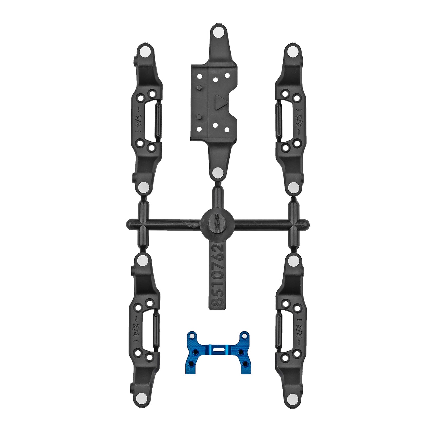 RC28R Upper And Lower Front Arm Set